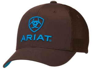 blue ariat hat