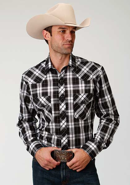 black western style shirt