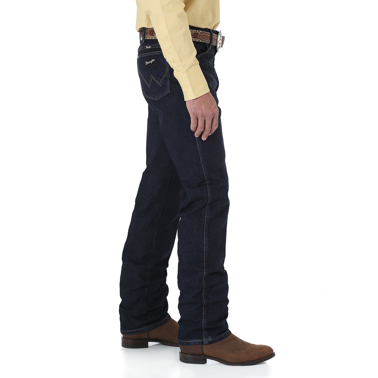 Wrangler Men's Cowboy Cut Silver Edition Slim Fit Jean 933SEDD Dark De ...