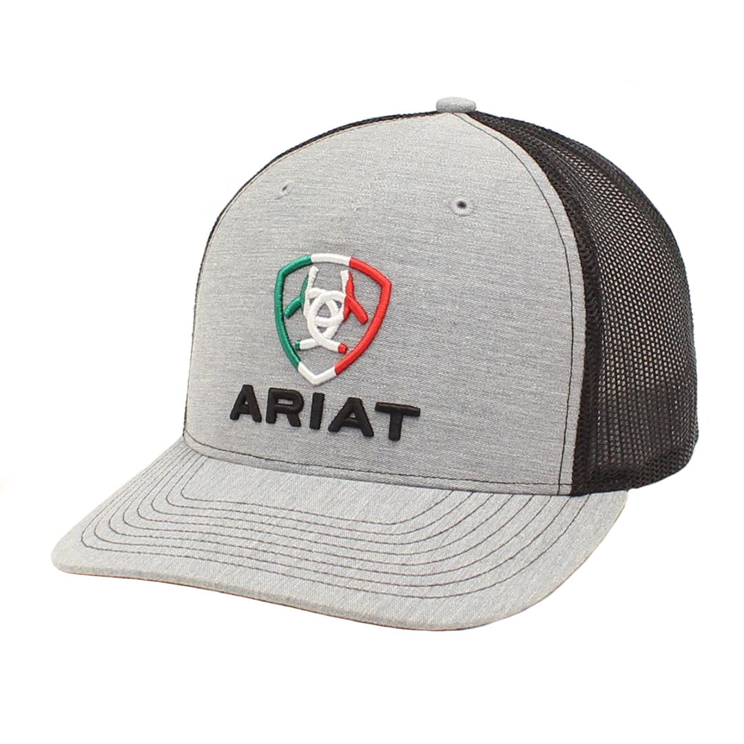 Ariat Mexican Flag Shield Logo R112 Red Cap - Gavel Western Wear