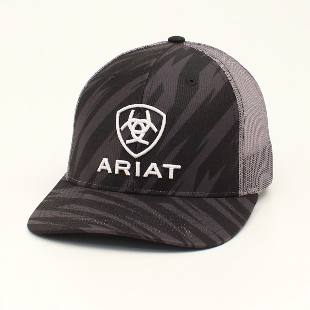 Ariat Shield Logo R112 Black Zig Zag Cap - Gavel Western Wear