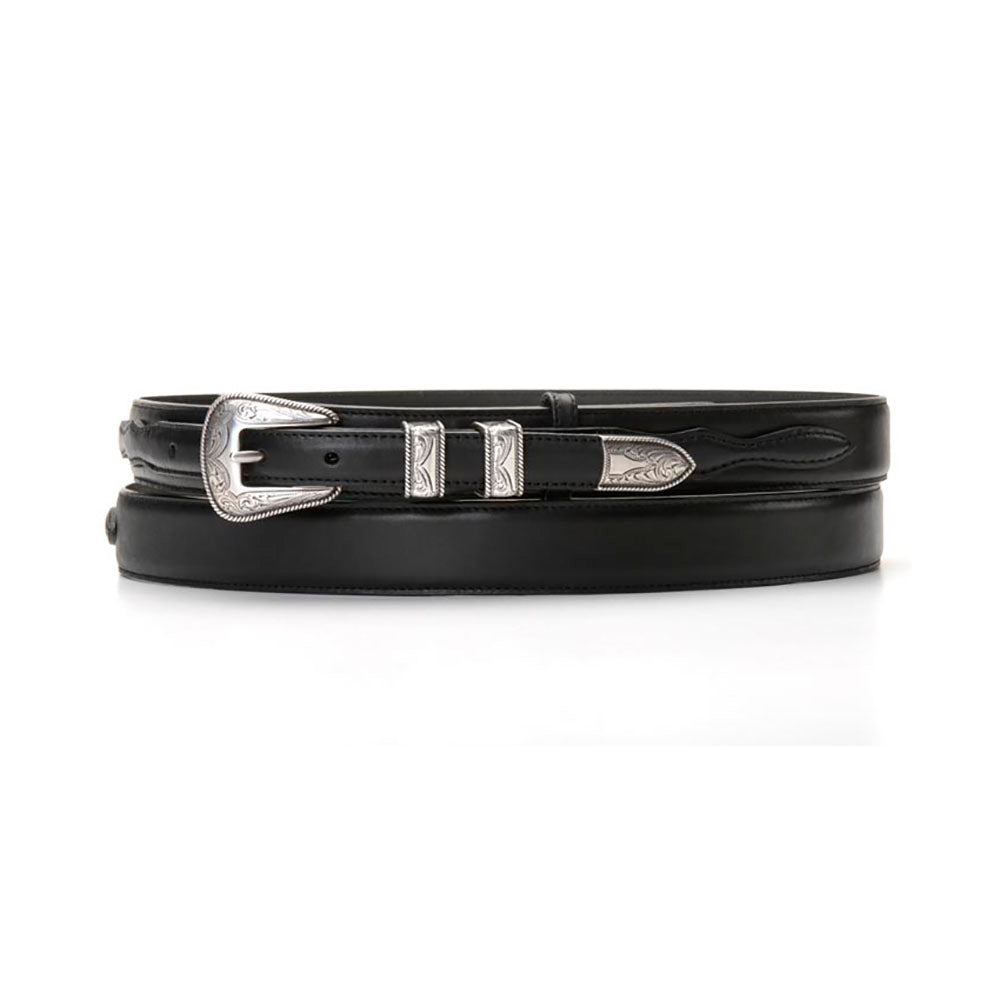 Nocona Bullhide Leather Belt - Black - Stampede Tack & Western Wear