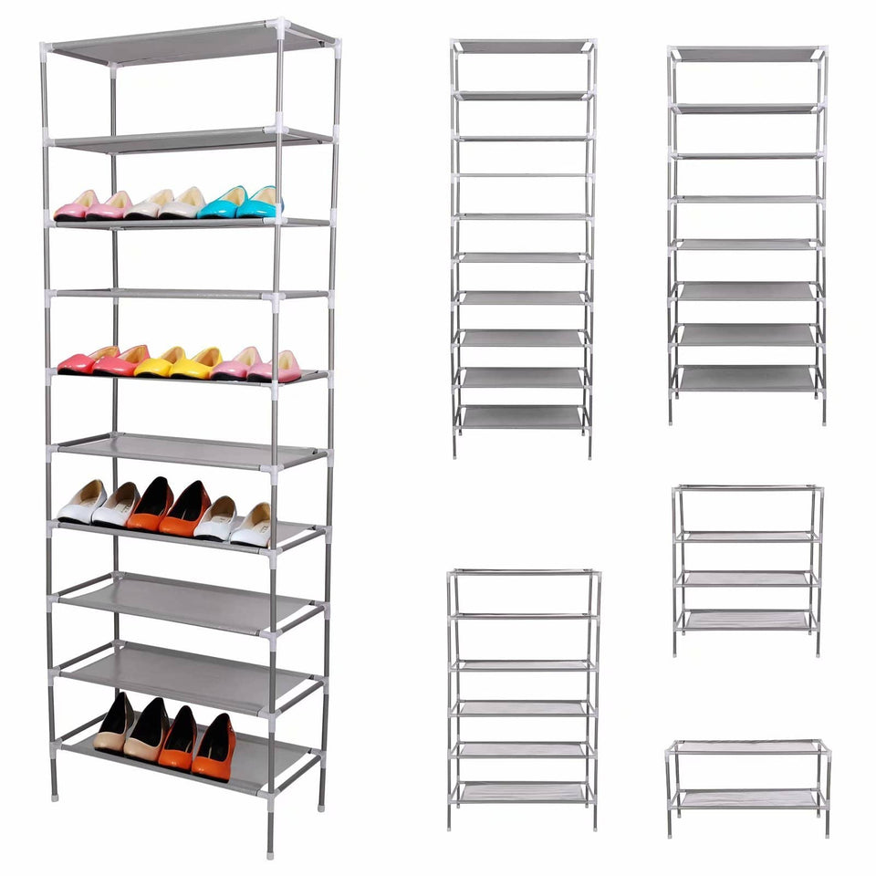 tall thin shoe rack