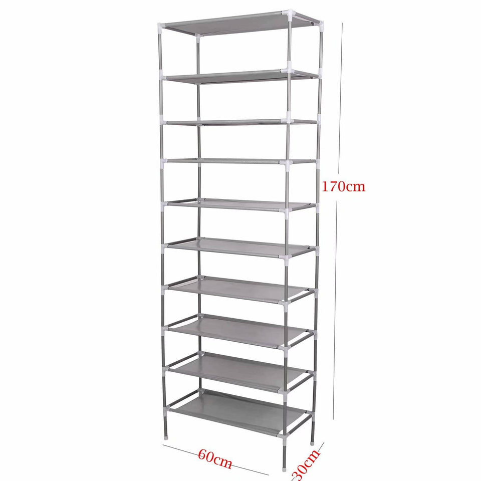 tall and narrow shoe rack