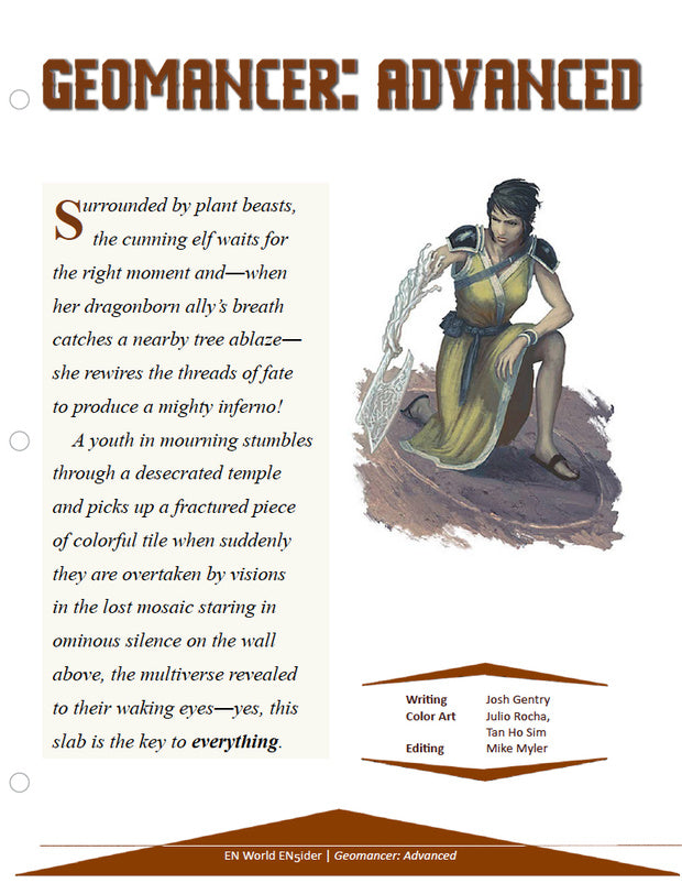 d&d 3.5 geomancer handbook