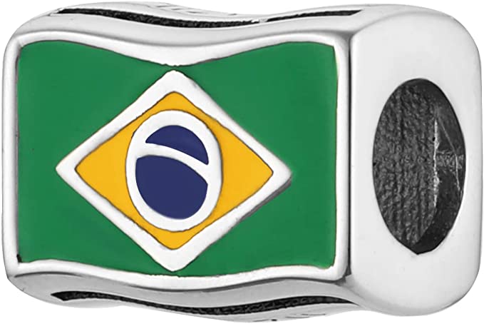 Charm Bandeira do Brasil - Blisca®