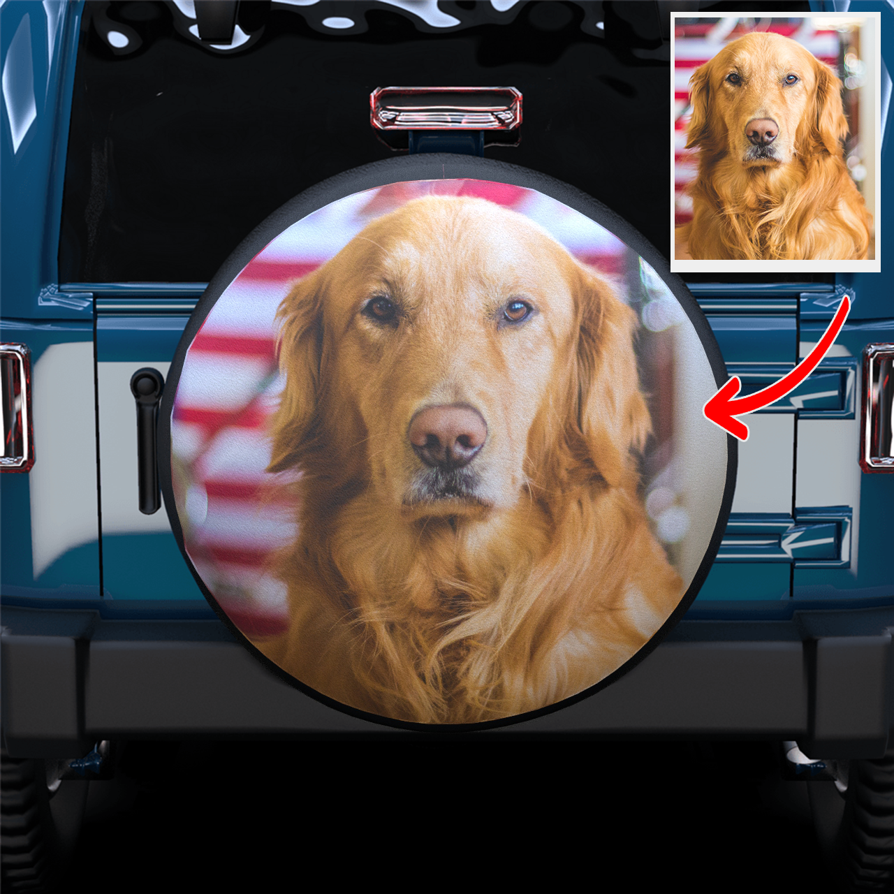 TIRE COVER CENTRAL I Wanna go Dog Spare Tire Wheel Cover (Select Size/Back  Up Camera Option in MENU) Sizing to Any Make/Model 205/70 r 15 