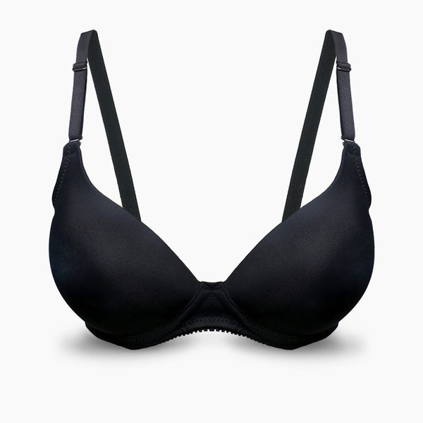 NuBra Super Padded Adhesive Bra #S900, Black, Cup AA at