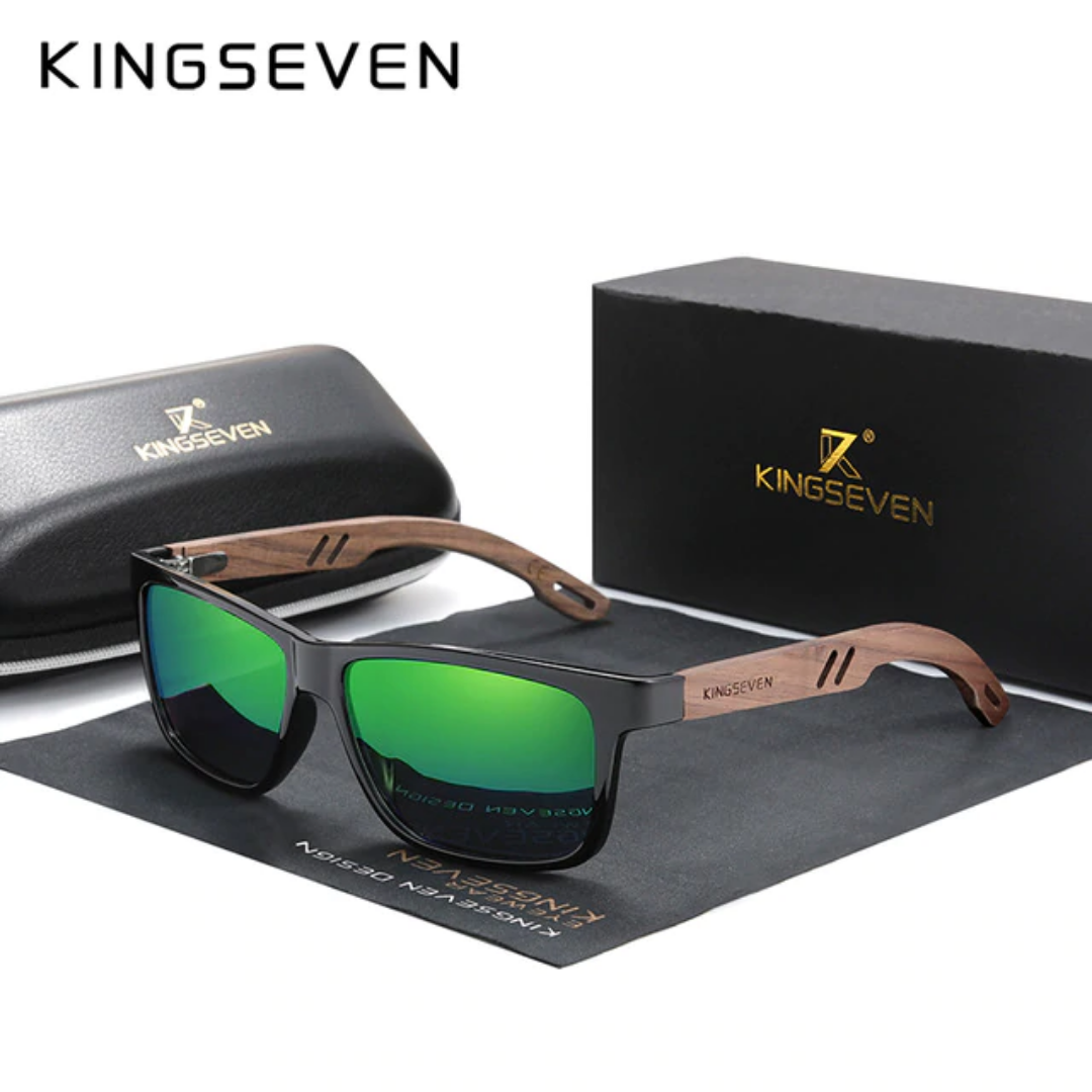 KINGSEVEN® Wooden HANDMADE Sunglasses W5508