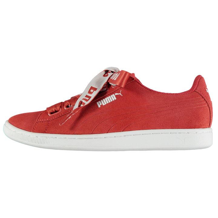 puma vikky ribbon trainers ladies