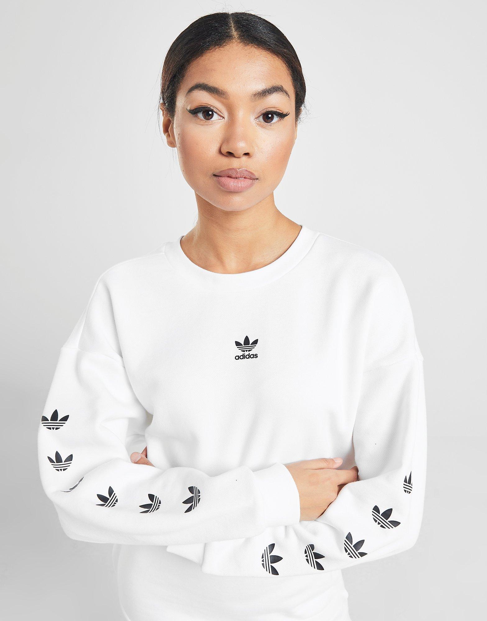 adidas trefoil repeat hoodie