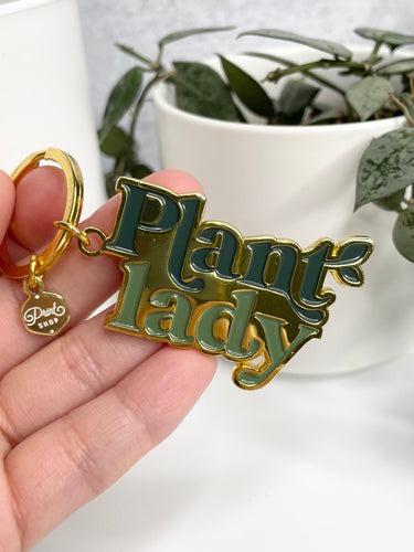 Plant Mom Keychain –