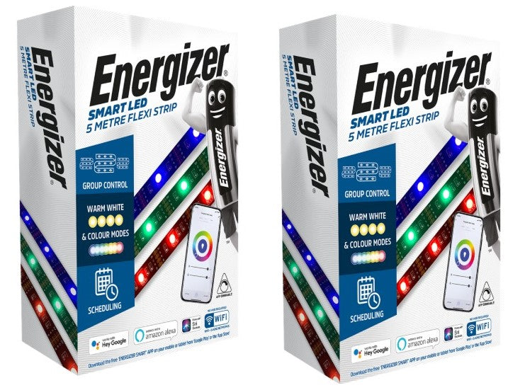 Energizer 5M Smart LED Strip Light - Colour Changing - WiFi