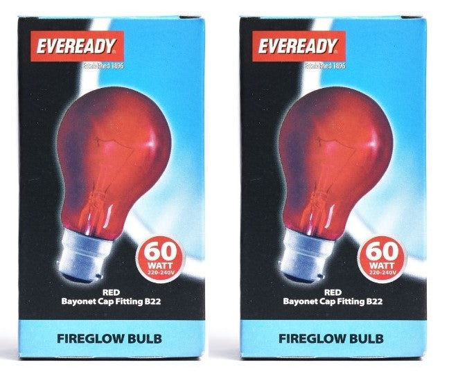 red 60 watt light bulb