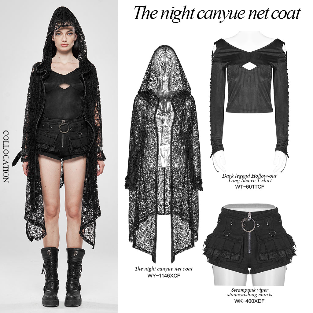 The night canyue net coat– Punkravestore