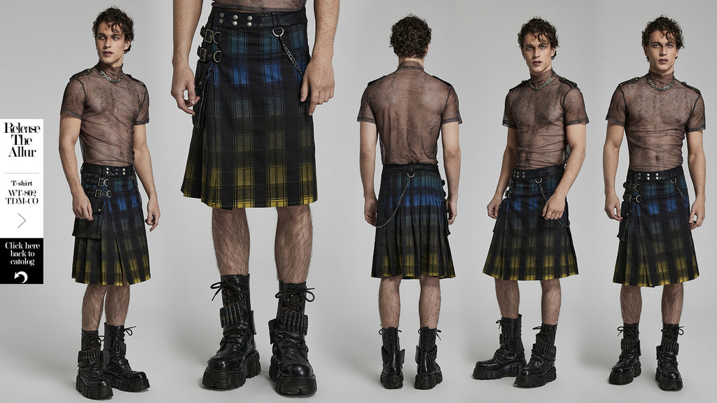 Punk gradient scottish kilt– Punkravestore