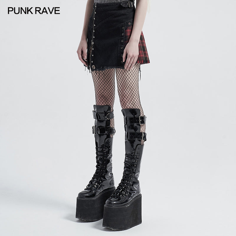 Punk rough short skirt– Punkravestore