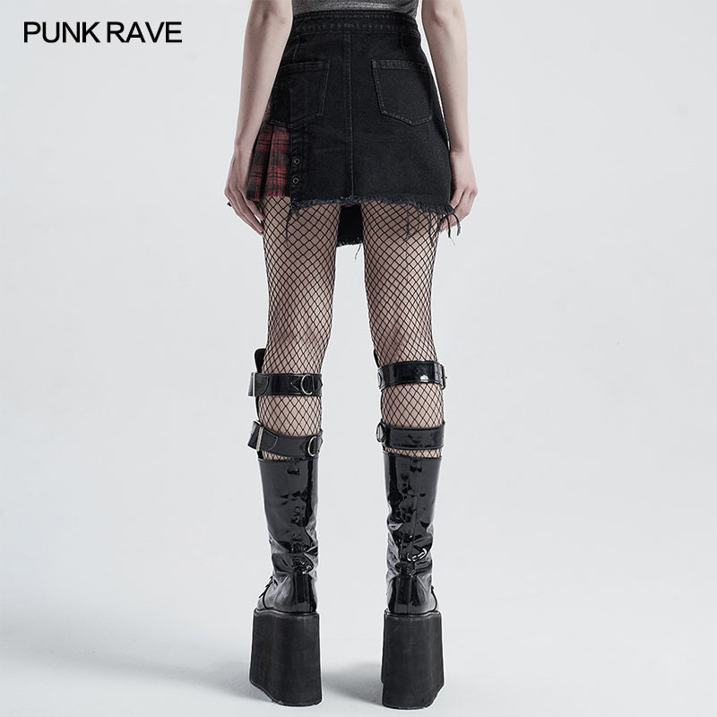 Punk rough short skirt– Punkravestore