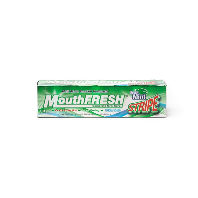 toothpaste green stripe