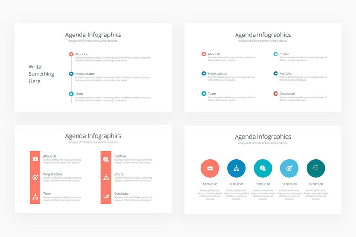 Agenda Infographics - Canva Template – Bundlesgo