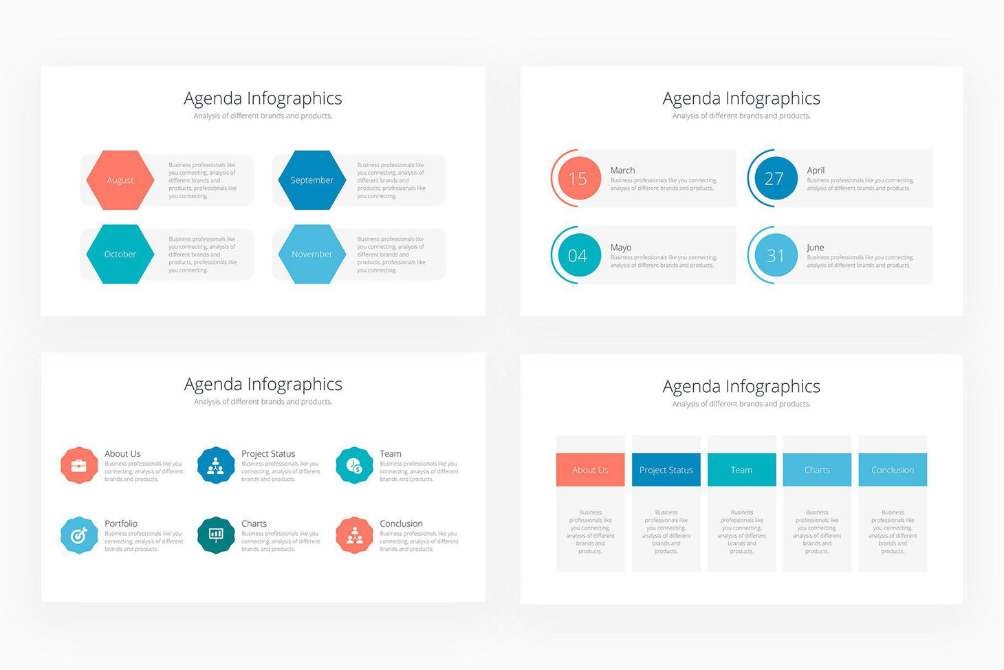 Agenda Infographics - Canva Template – Bundlesgo