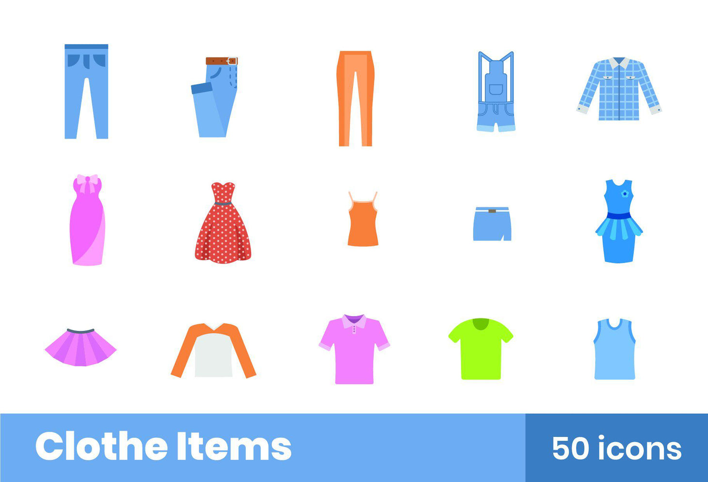 Clothe Items Icons 2 – Bundlesgo