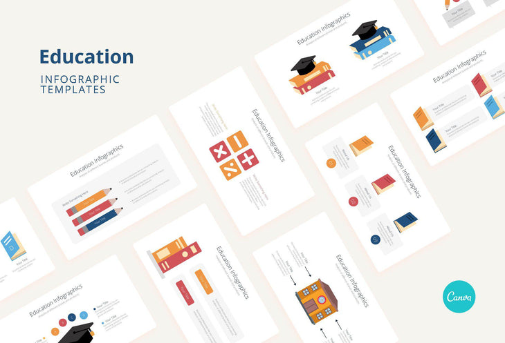 Education Infographics - Canva Template – Bundlesgo