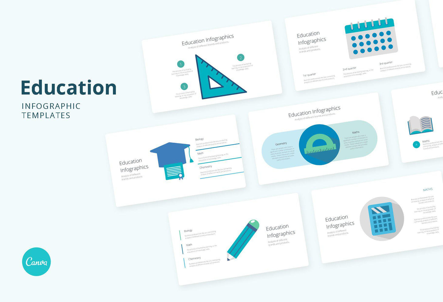 Education Infographics 2 - Canva Template – Bundlesgo