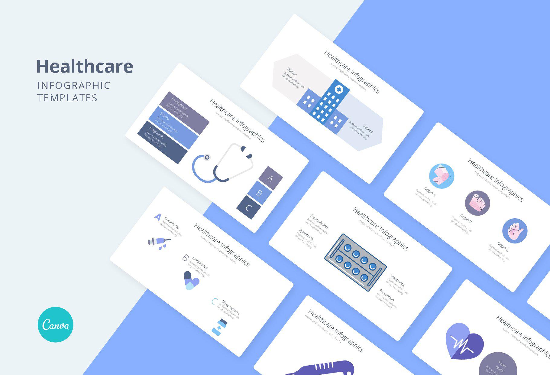 healthcare infographics 2022 templates