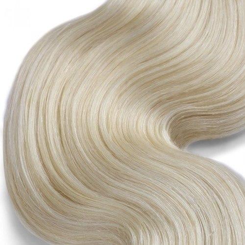 16 26 Inch Human Remy Hair Extensions Body Wave 613 Bleach Blonde