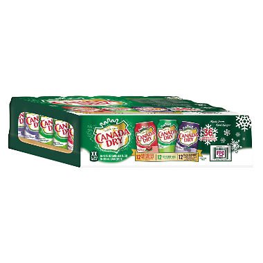  Canada Dry Winter Variety Pack, 12 Ounce (36 Pack) : Grocery &  Gourmet Food