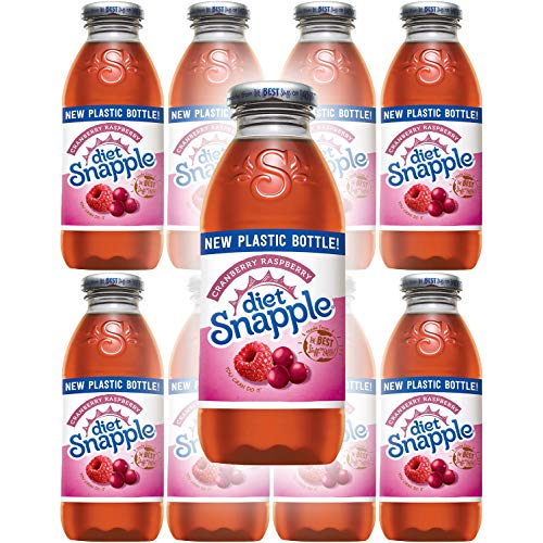 Snapple Raspberry Peach, All Natural, 16 fl oz (Pack of 8, Total of 128 fl oz)