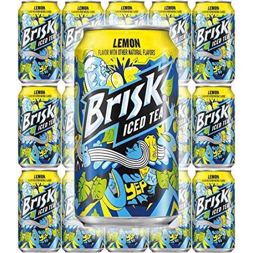 Lipton Brisk Lemon Iced Tea, Bottles, 20 fl oz 6 pack