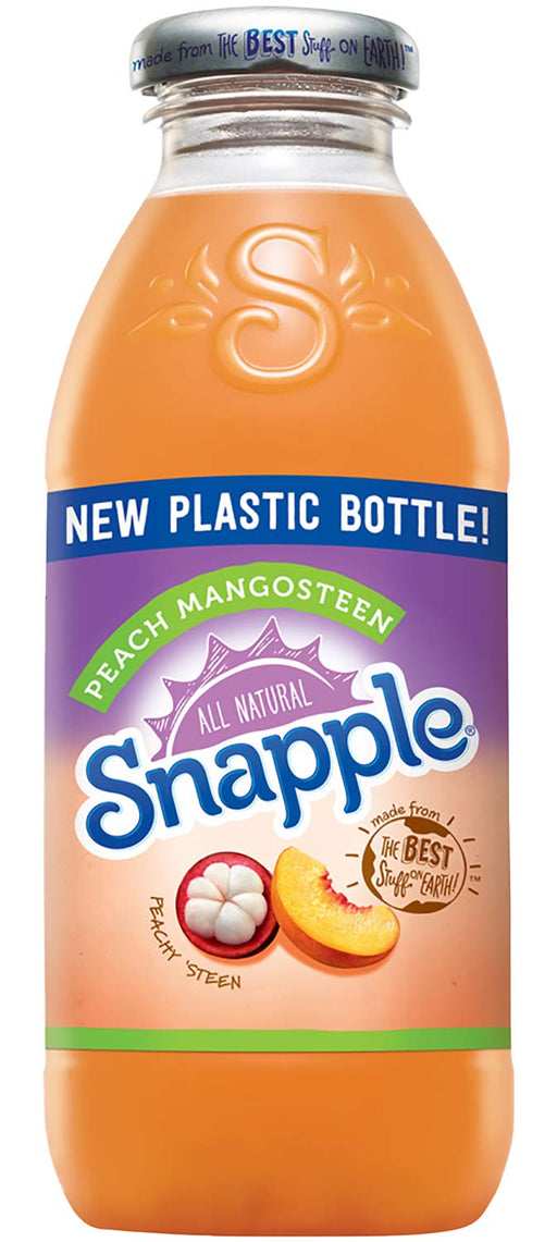 Snapple Juice Drink, Peach Mangosteen 16 fl oz (473 ml)