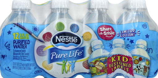 Nestle Pure Life Pure Life Purified Water 8 oz Bottle 48/Carton 12256656