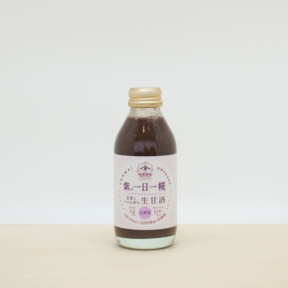 生玄米甘酒 紫の一日一糀 140ml 通販 甘酒専門店 のレンmuroムロ 公式通販 米麹甘酒専門店のレンmuroオンラインストア