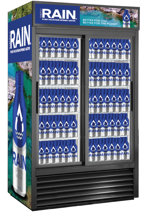 Wholesale RAIN 16oz Aluminum Bottled Spring Water (24pk) for your store