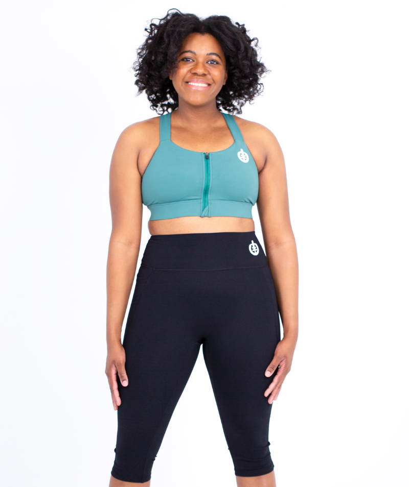 High Impact Zip-Up Sports Bra