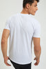 White NYC Stretch Print T-Shirt