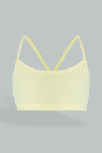 Load image into Gallery viewer, Yellow/Blue Crisscross Strap Bra (Pack of 2)
