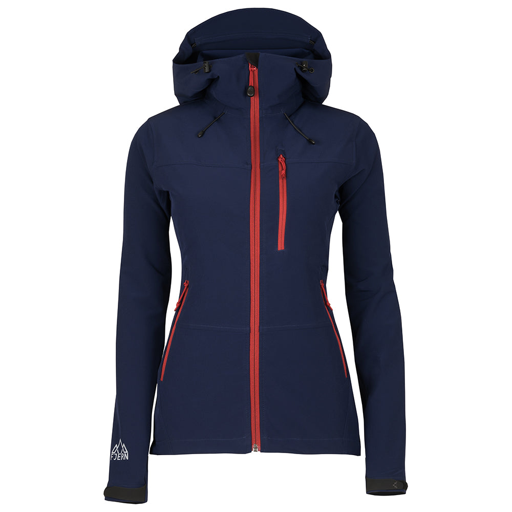 Fjern | Womens Grenser Softshell Jacket (Black/Charcoal)