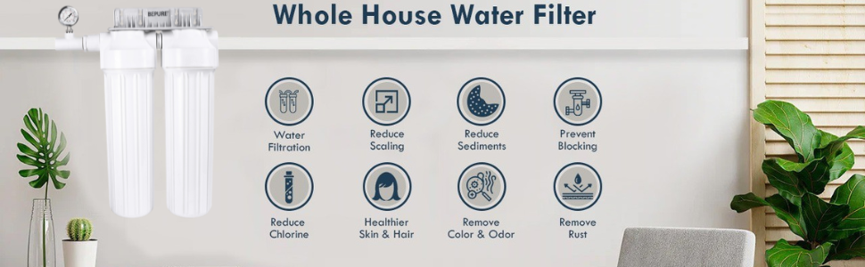 Filtered Water From Bepure Whole House Water Filtration System