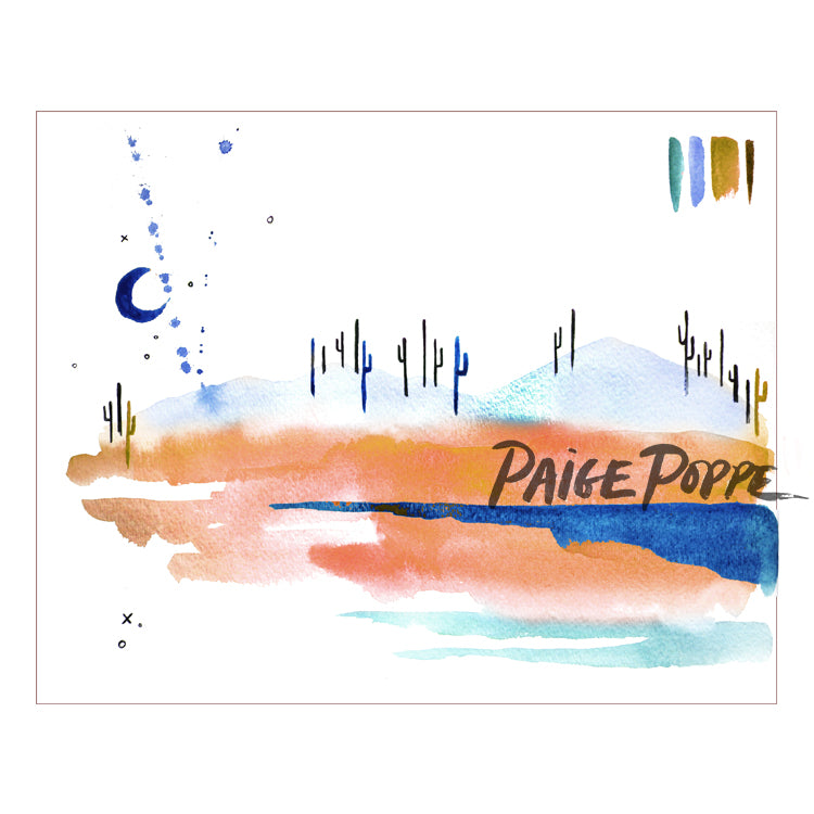 My DIY Travel Watercolor Kit – Paige Poppe Art