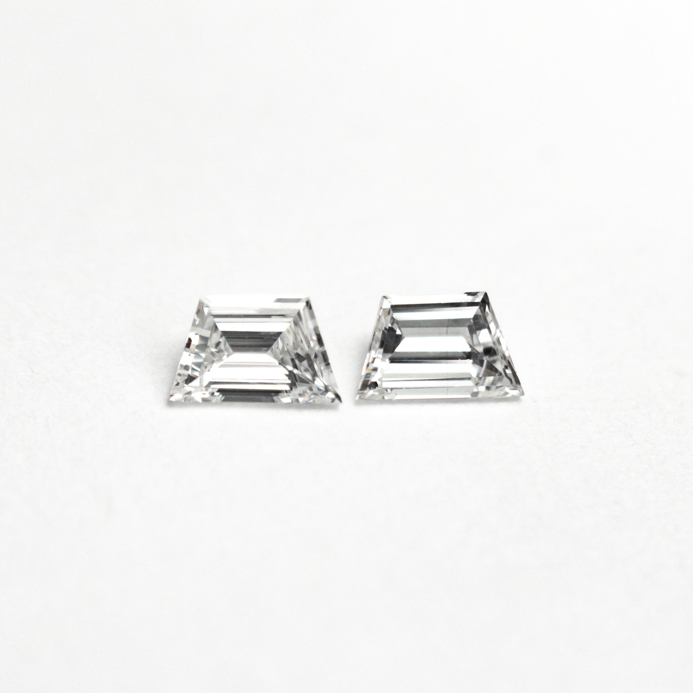 0.16cttw 2pc 3.58x2.20x1.22mm 3.55x2.22x1.35mm VS2/SI1 E-F Trapezoid Step Cut Matching Pair 24855-01