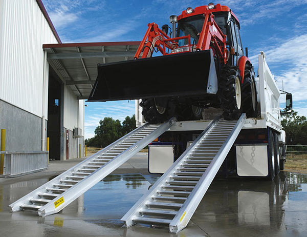 Aluminium Loading Ramps Himac Skid Steer Attachments 