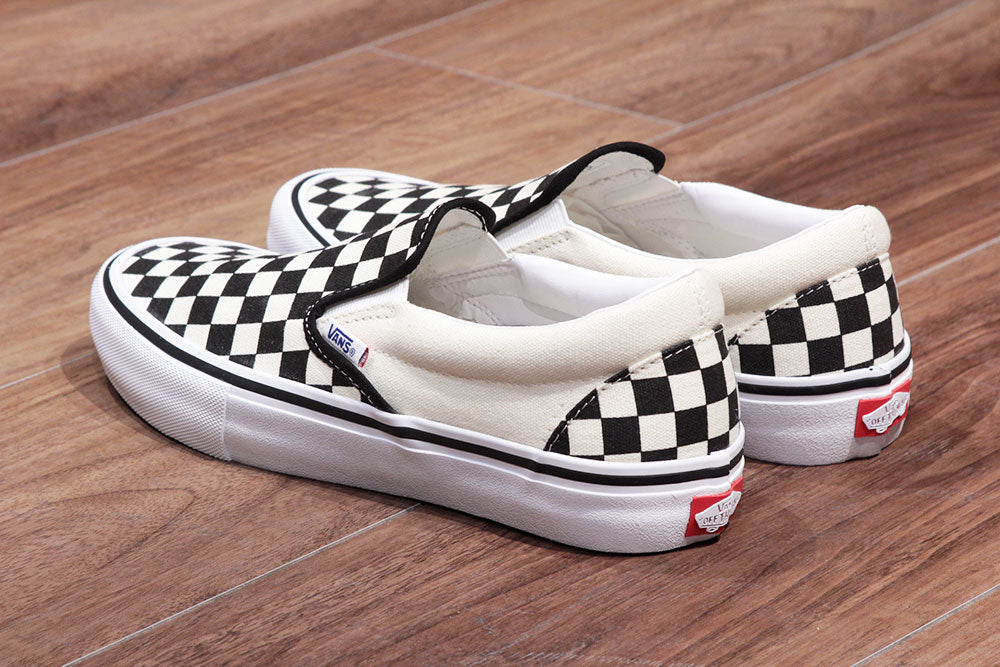 vans slip on pro off white