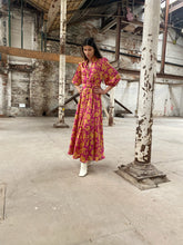 Load image into Gallery viewer, NEW Aurelia Dress - Magenta/Gold
