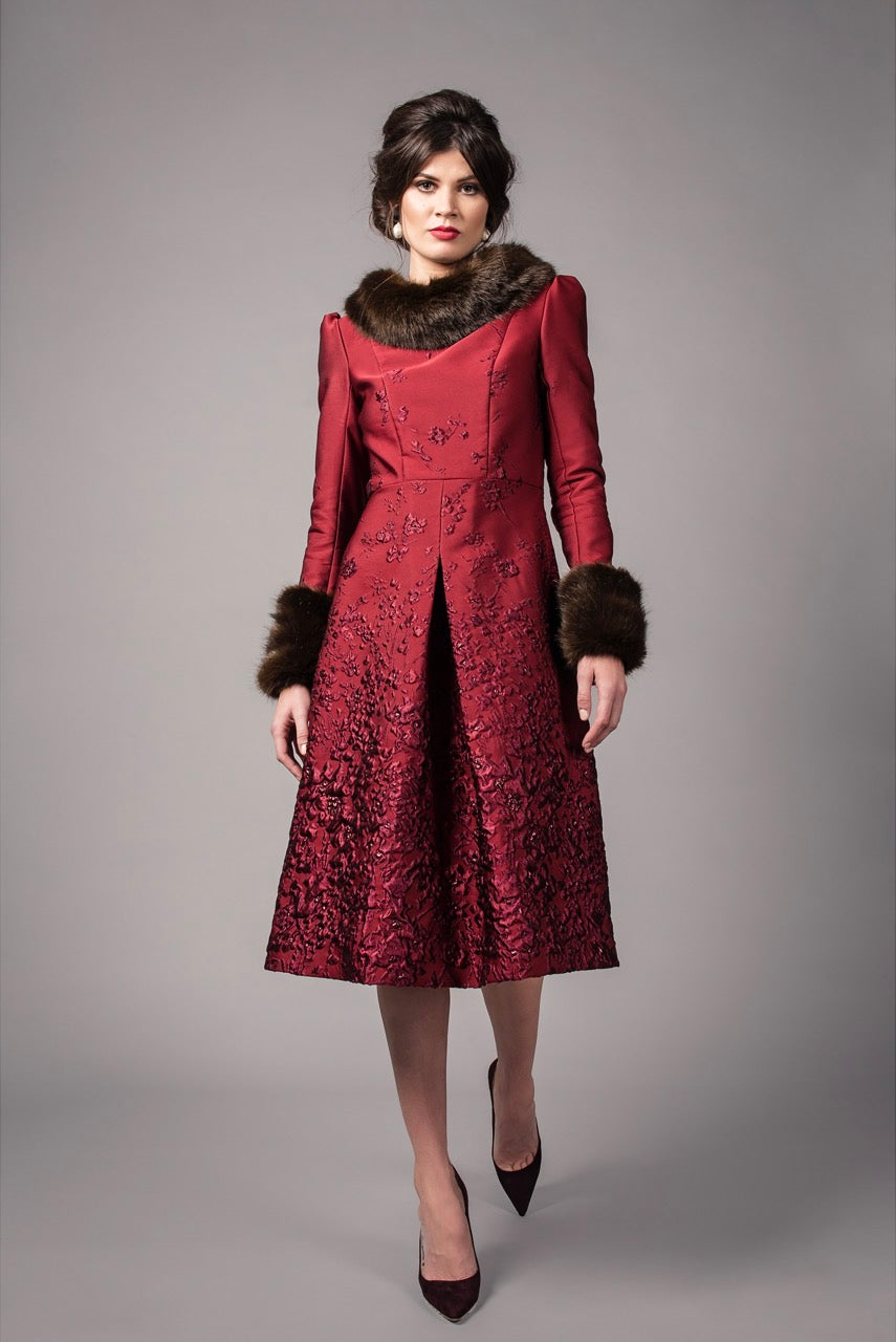 Pleat coat dress – Claire Mischevani