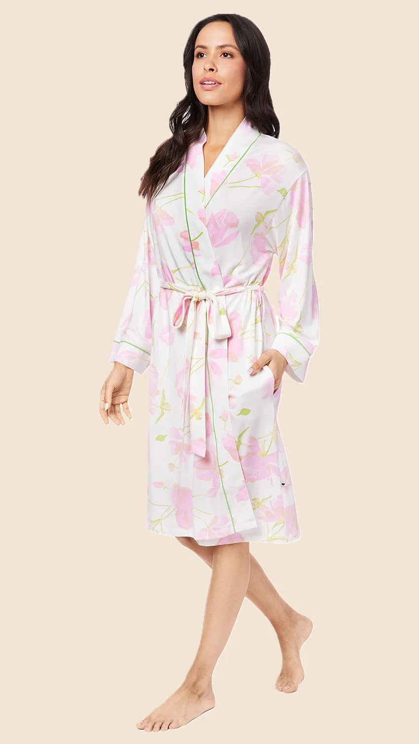 The Cat's Pajamas - Emma Rose Pima Knit Robe