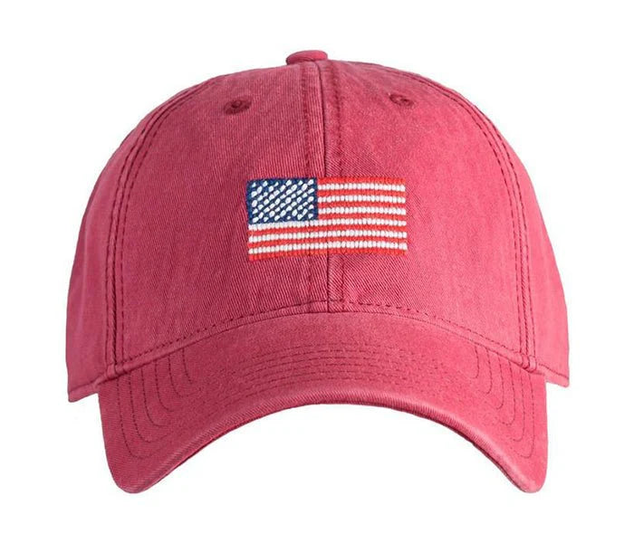 Harding Lane - American Flag on Red Hat
